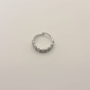 Alternative view of Bague Floraline (Argenté)
