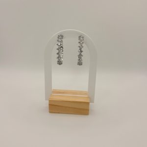 Boucle d'oreilles Créole (Argenté)