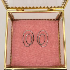 Boucles d'oreilles Twin Glow (Argenté)