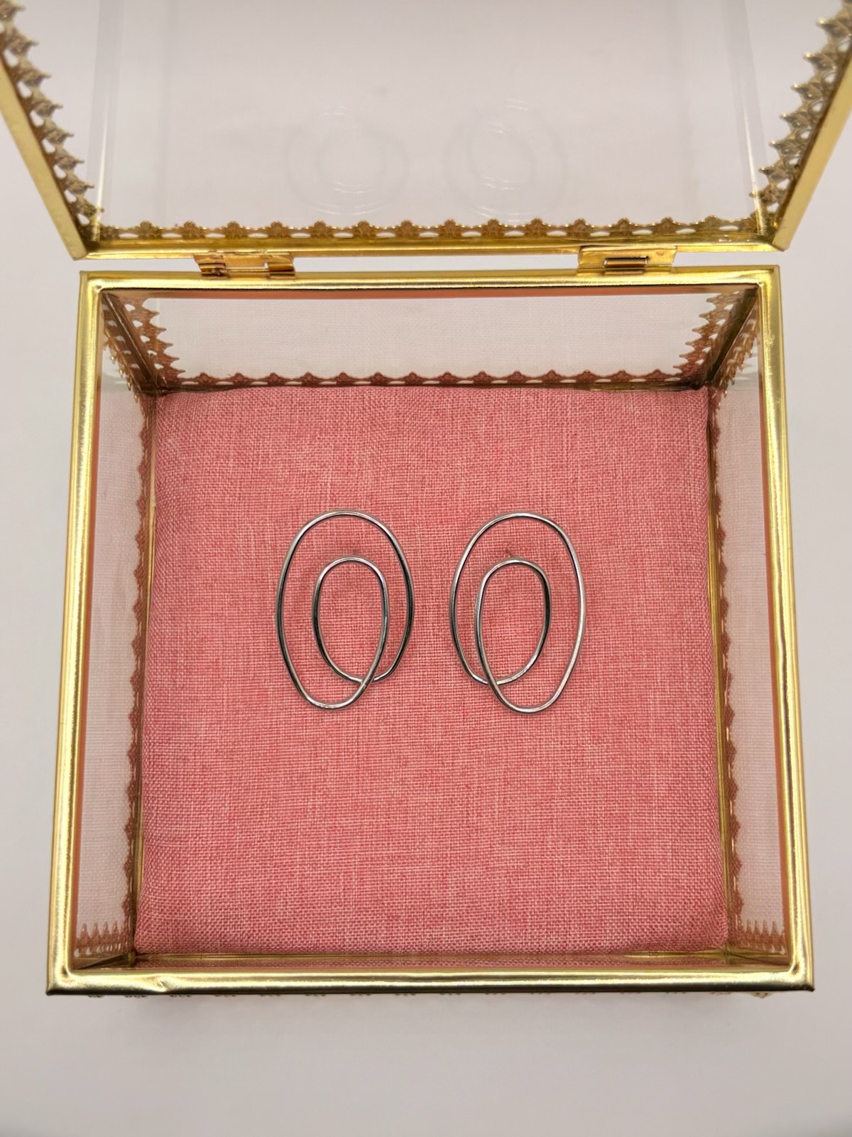 Boucles d'oreilles Twin Glow (Argenté)