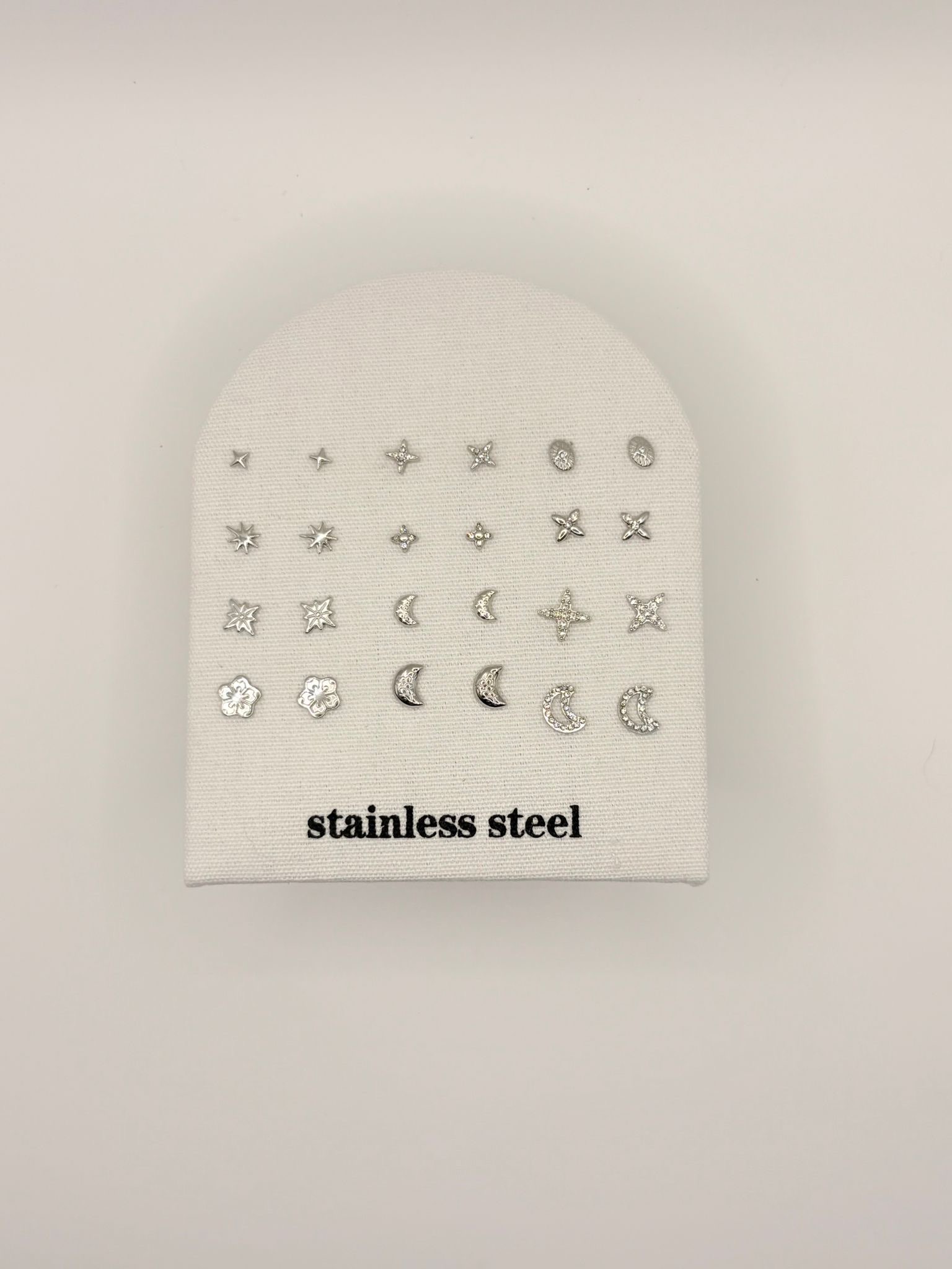 Paire boucles d'oreilles unité (argenté)