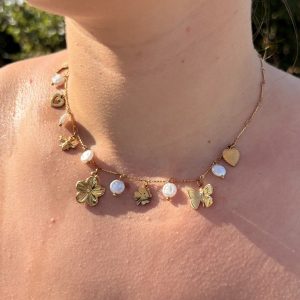 Alternative view of Collier La Perle rare